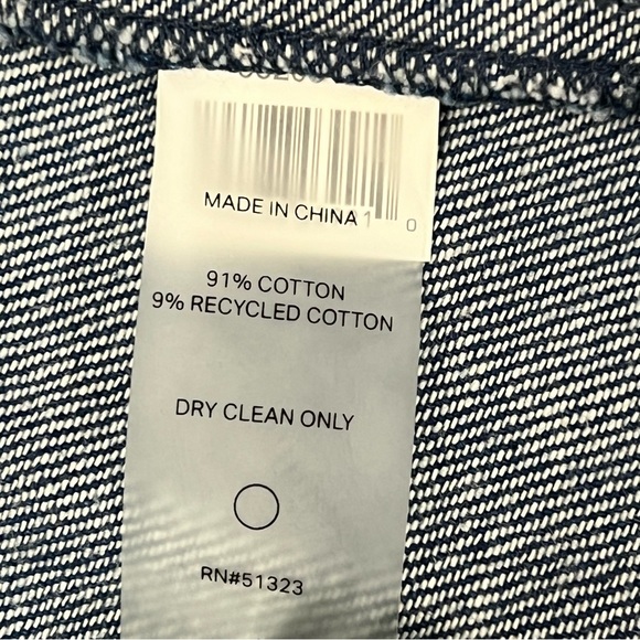 Court & Rowe Women Blue Denim One-Button Blazer Jacket Size 4 - Picture 6 of 9